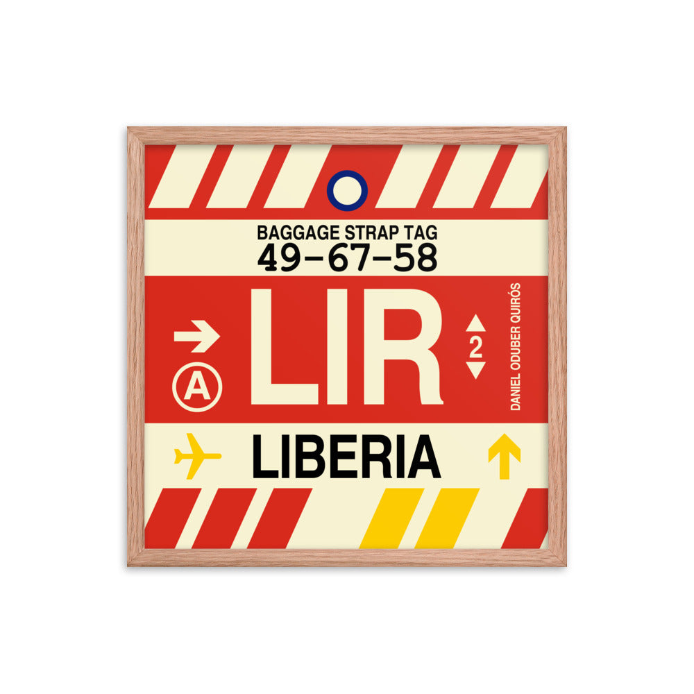 Travel-Themed Framed Print • LIR Liberia Souvenir • YHM Designs - Image 10