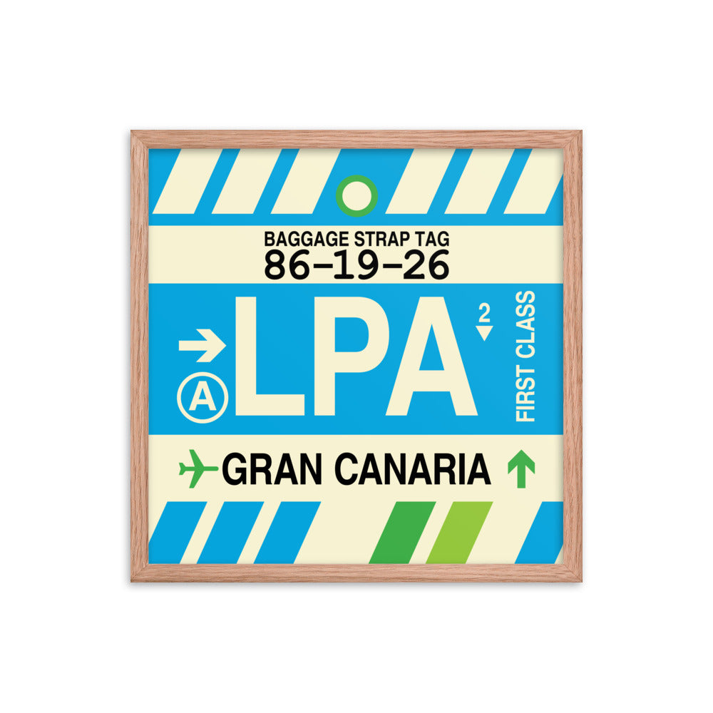 Travel-Themed Framed Print • LPA Gran Canaria Souvenir • YHM Designs - Image 10