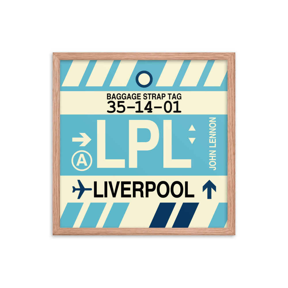Travel-Themed Framed Print • LPL Liverpool Souvenir • YHM Designs - Image 10