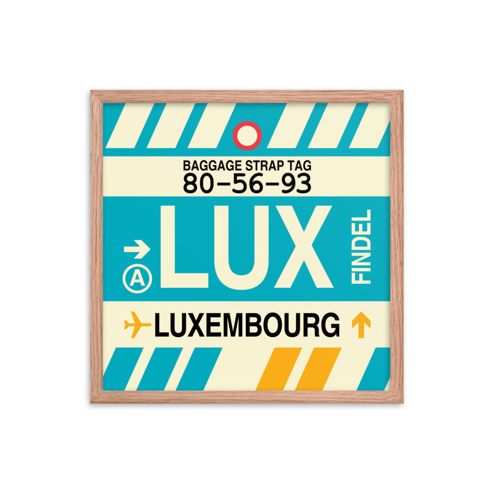 Travel-Themed Framed Print • LUX Luxembourg Souvenir • YHM Designs - Image 10