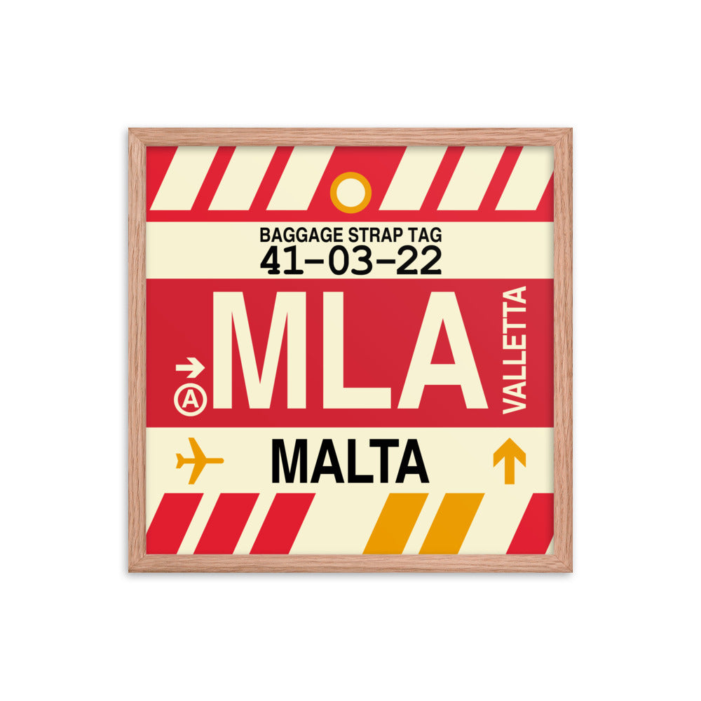 Travel-Themed Framed Print • MLA Valletta Souvenir • YHM Designs - Image 10