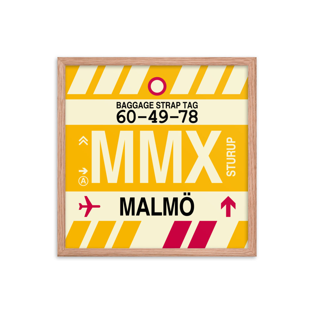 Travel-Themed Framed Print • MMX Malmo Souvenir • YHM Designs - Image 10