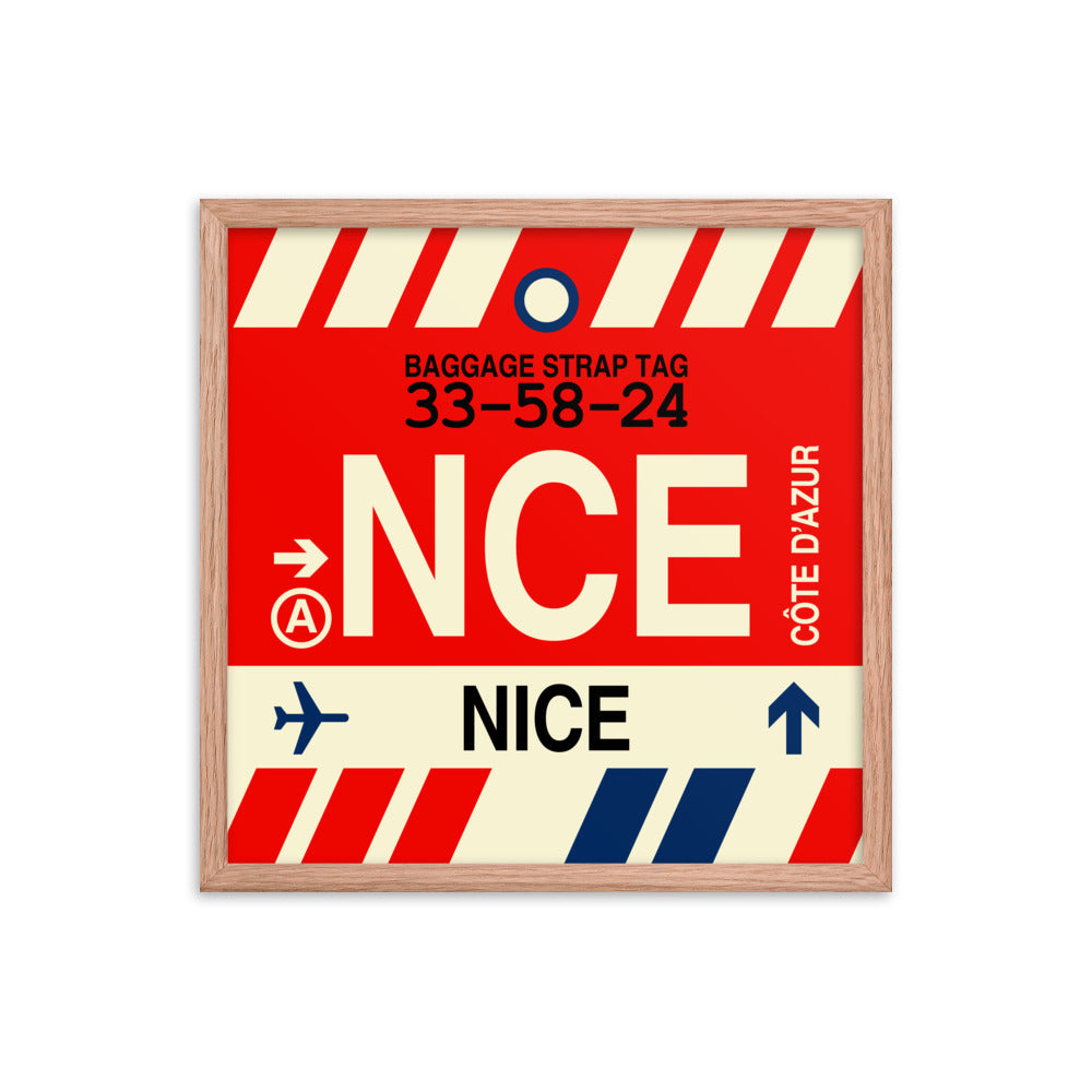 Travel-Themed Framed Print • NCE Nice • YHM Designs - Image 10