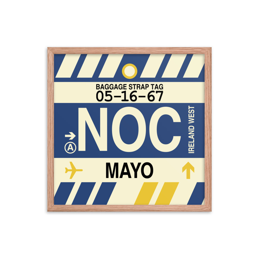 Travel-Themed Framed Print • NOC Mayo Souvenir • YHM Designs - Image 10