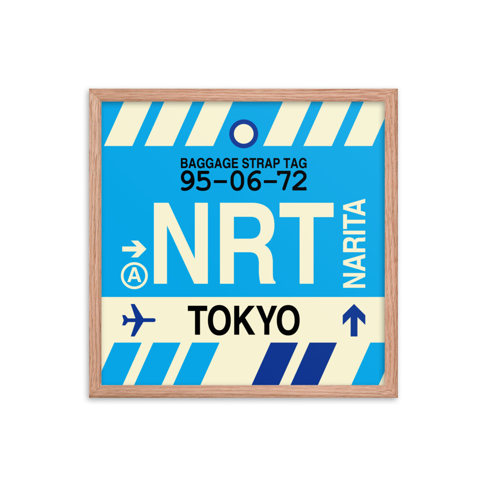 Travel-Themed Framed Print • NRT Tokyo Souvenir • YHM Designs - Image 10