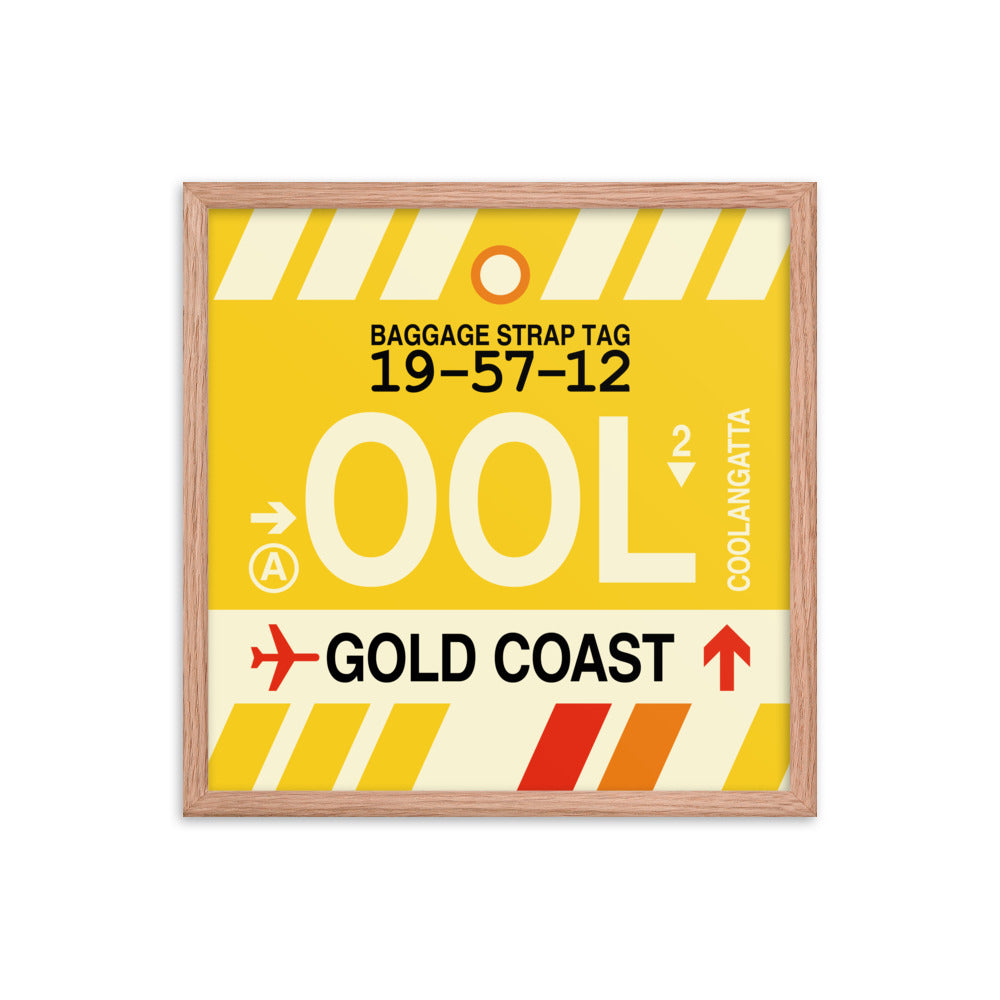 Travel-Themed Framed Print • OOL Gold Coast • YHM Designs - Image 10