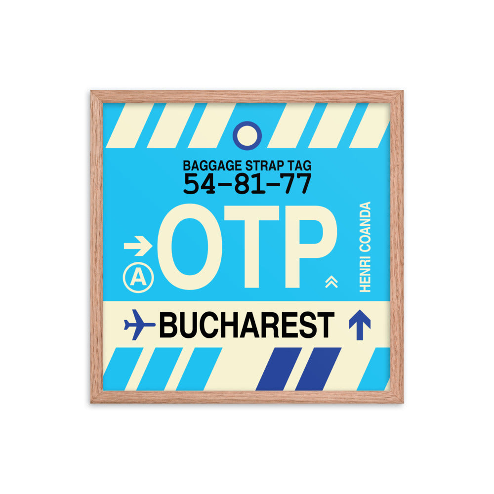 Travel-Themed Framed Print • OTP Bucharest Souvenir • YHM Designs - Image 10
