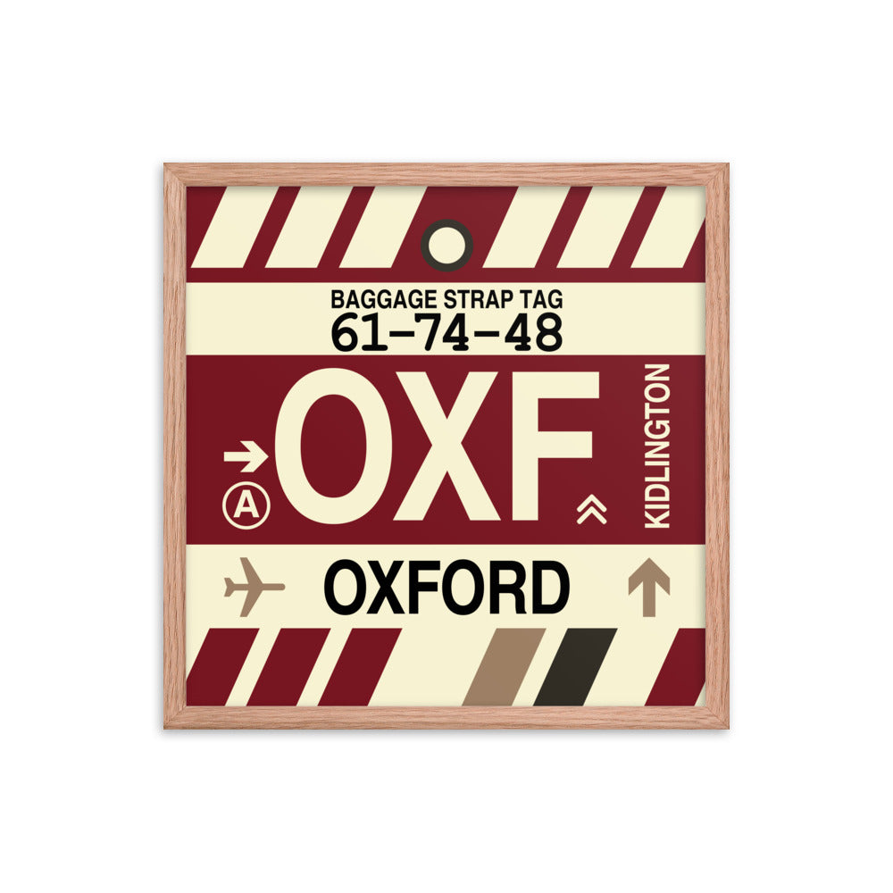Travel-Themed Framed Print • OXF Oxford Souvenir • YHM Designs - Image 10