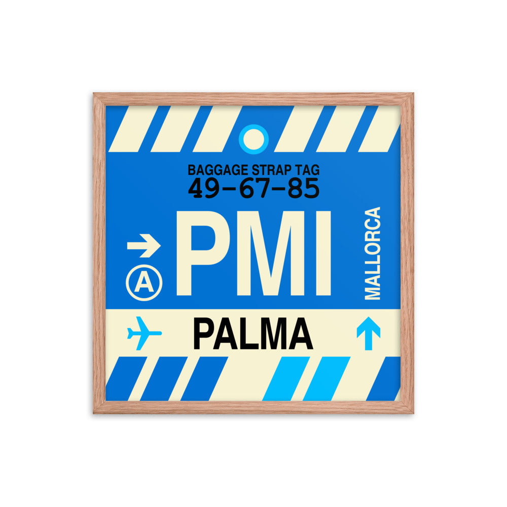 Travel-Themed Framed Print • PMI Palma de Mallorca Souvenir • YHM Designs - Image 10