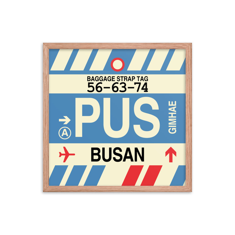Travel-Themed Framed Print • PUS Busan Souvenir • YHM Designs - Image 10