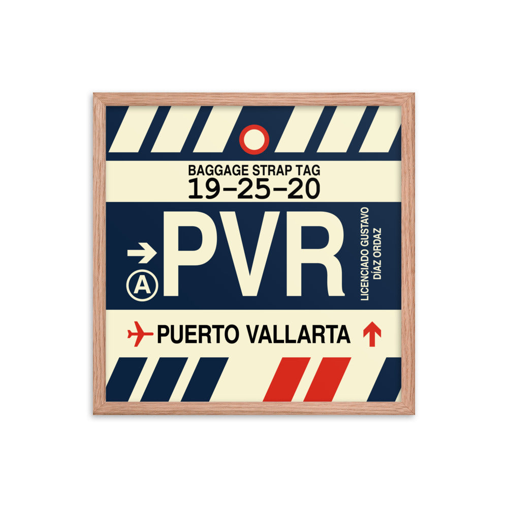 Travel-Themed Framed Print • PVR Puerto Vallarta Souvenir • YHM Designs - Image 10