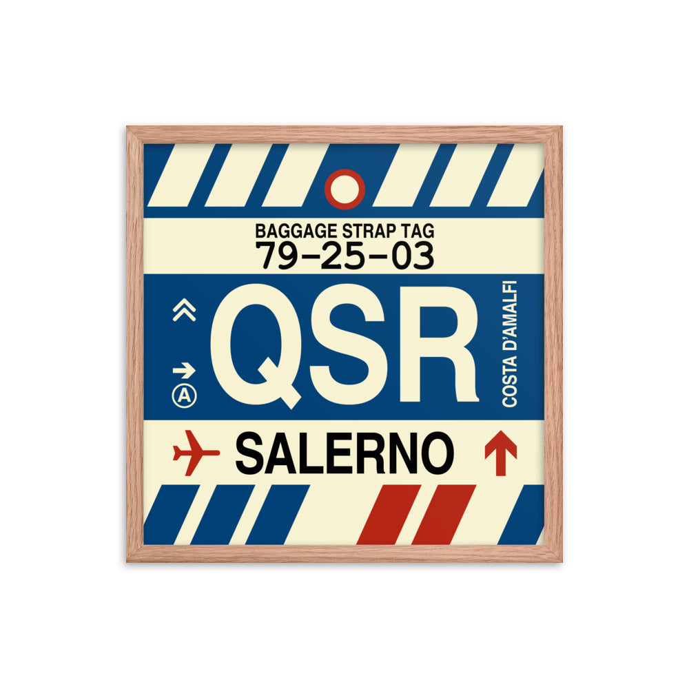 Travel-Themed Framed Print • QSR Salerno Souvenir • YHM Designs - Image 10