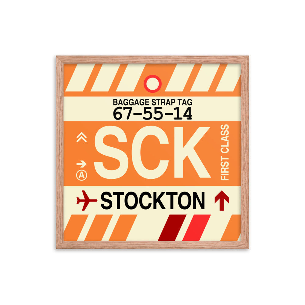 Travel-Themed Framed Print • SCK Stockton Souvenir • YHM Designs - Image 10