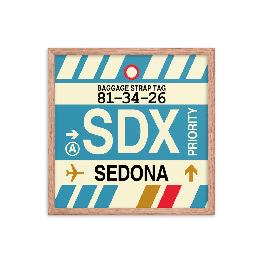 Travel-Themed Framed Print • SDX Sedona Souvenir • YHM Designs - Image 10