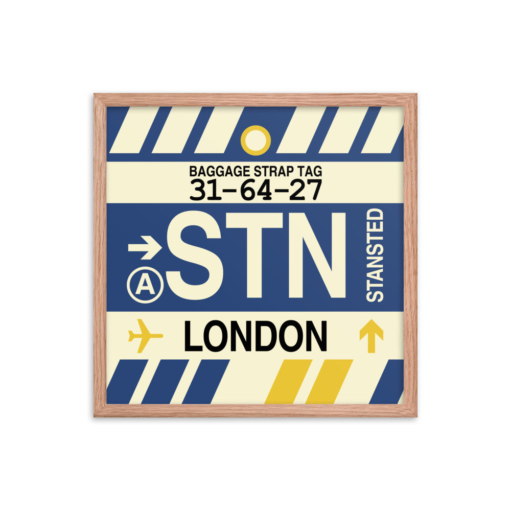 Travel-Themed Framed Print • STN London Souvenir • YHM Designs - Image 10