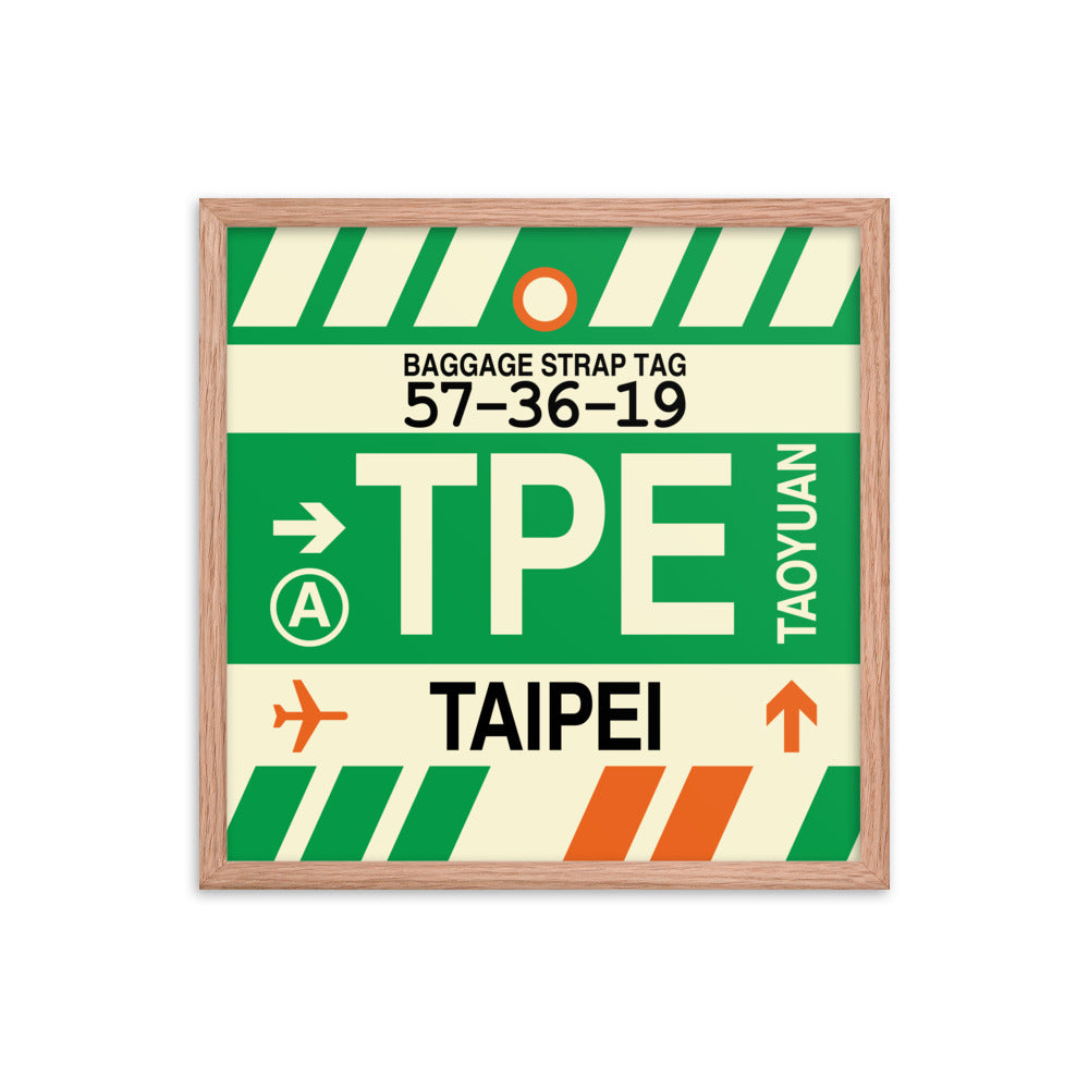 Travel-Themed Framed Print • TPE Taipei Souvenir • YHM Designs - Image 10