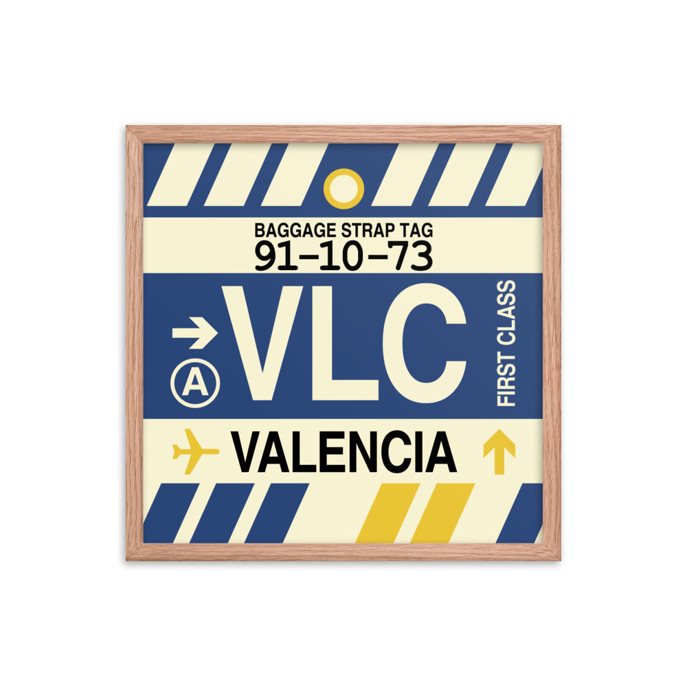 Travel-Themed Framed Print • VLC Valencia Souvenir • YHM Designs - Image 10