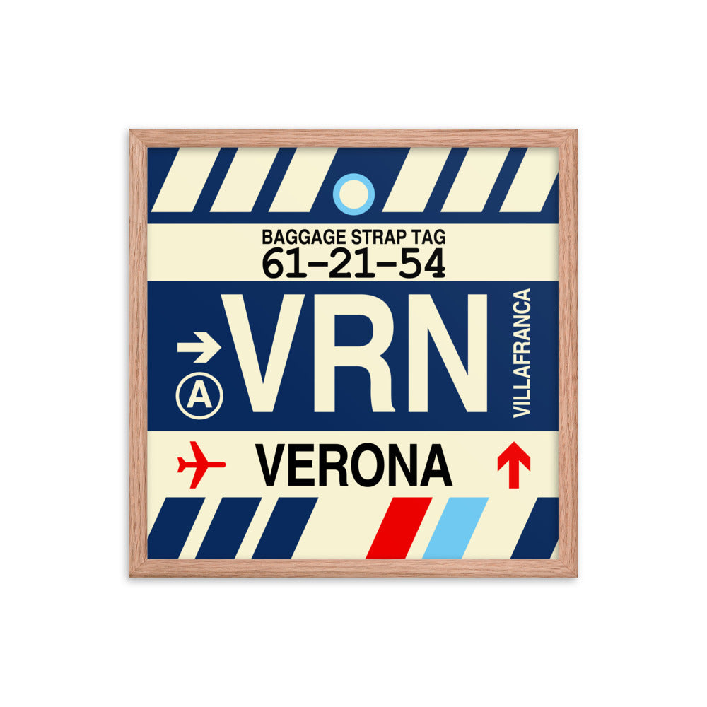 Travel-Themed Framed Print • VRN Verona Souvenir • YHM Designs - Image 10
