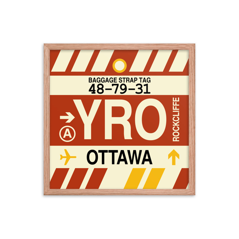 Travel-Themed Framed Print • YRO Ottawa • YHM Designs - Image 10