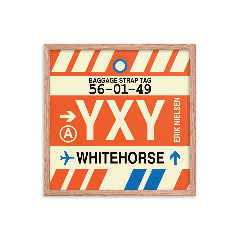 Travel-Themed Framed Print • YXY Whitehorse • YHM Designs - Image 10