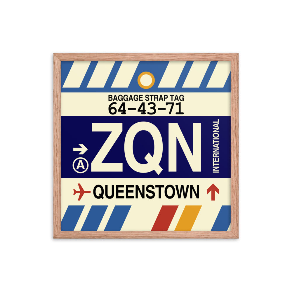 Travel-Themed Framed Print • ZQN Queenstown Souvenir • YHM Designs - Image 10