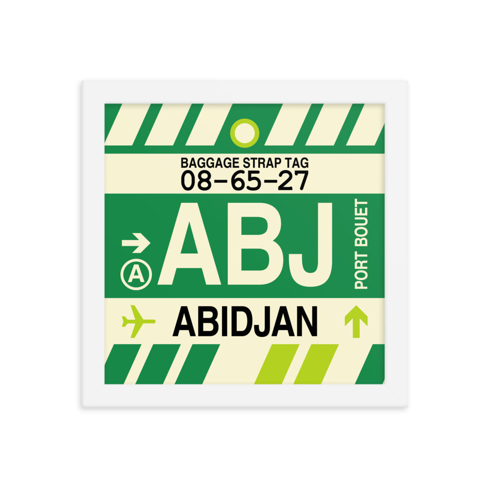 Travel-Themed Framed Print • ABJ Abidjan • YHM Designs - Image 11