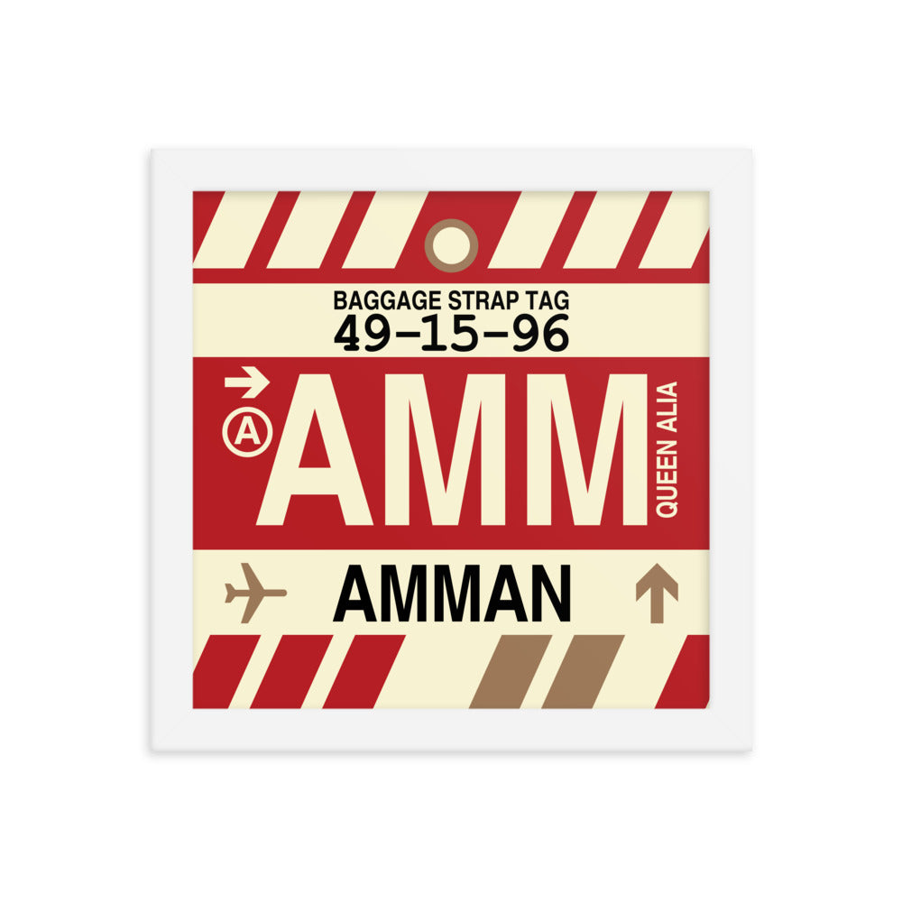 Travel-Themed Framed Print • AMM Amman • YHM Designs - Image 11