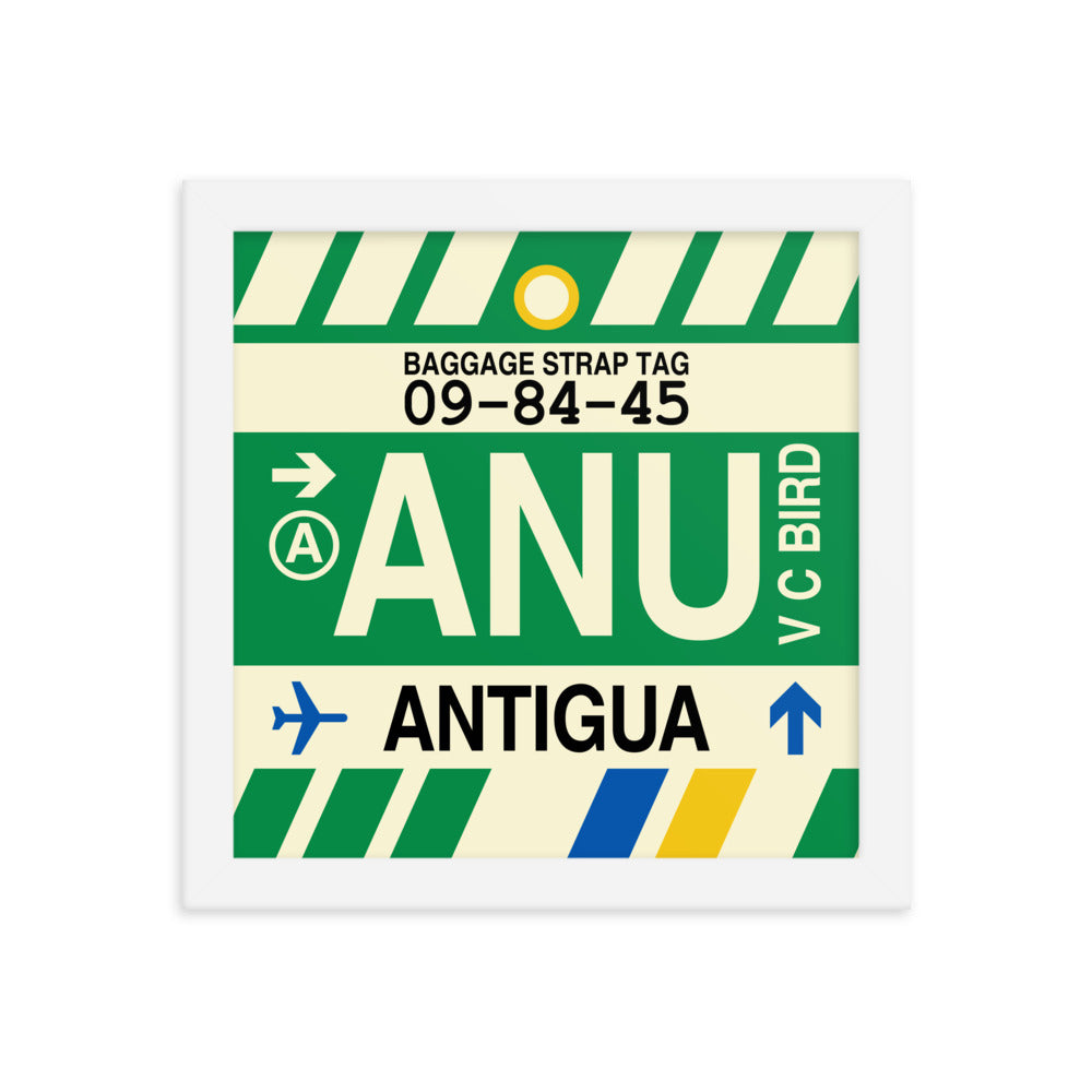 Travel-Themed Framed Print • ANU Antigua Souvenir • YHM Designs - Image 11