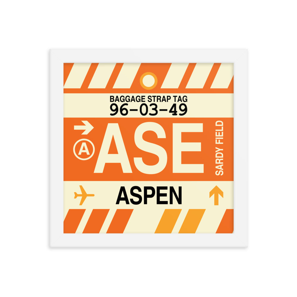 Travel-Themed Framed Print • ASE Aspen Souvenir • YHM Designs - Image 11