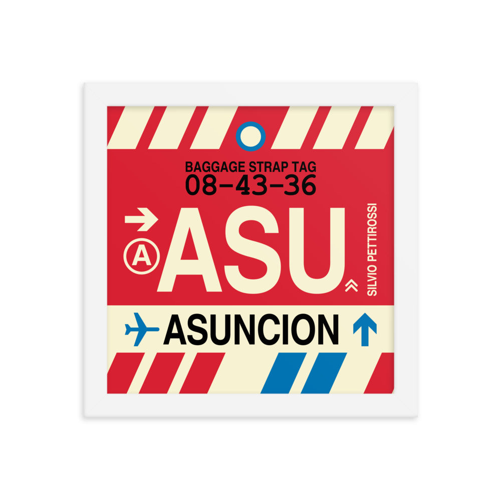 Travel-Themed Framed Print • ASU Asuncion Souvenir • YHM Designs - Image 11