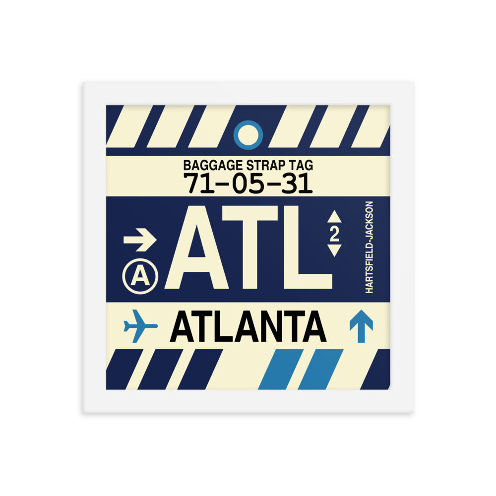 Travel-Themed Framed Print • ATL Atlanta • YHM Designs - Image 11