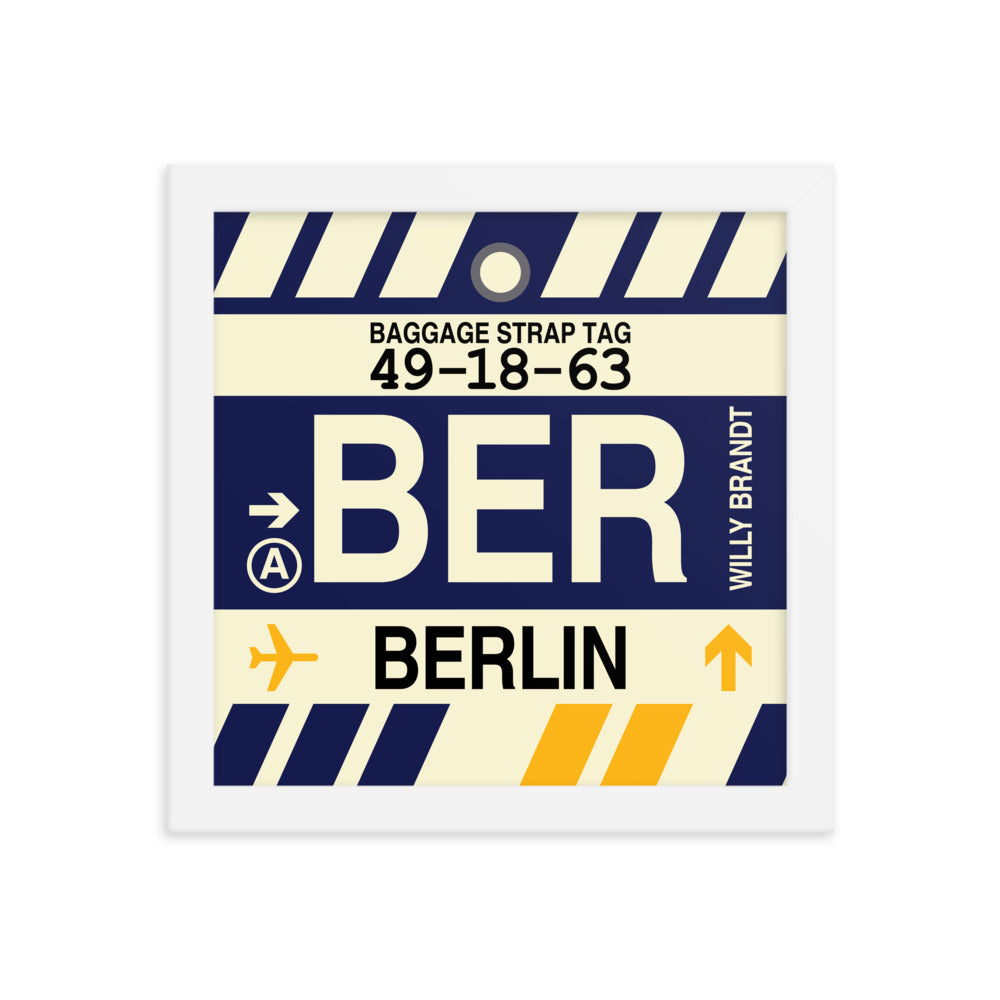 Travel-Themed Framed Print • BER Berlin Souvenir • YHM Designs - Image 11
