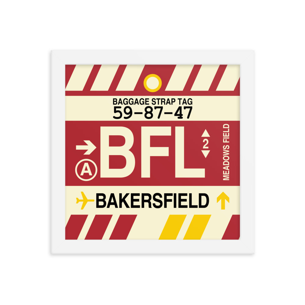 Travel-Themed Framed Print • BFL Bakersfield Souvenir • YHM Designs - Image 11