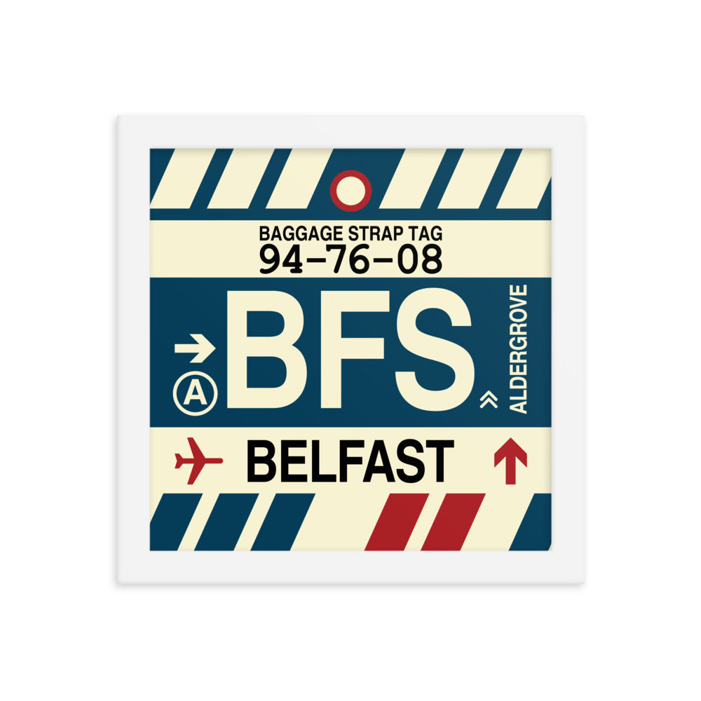 Travel-Themed Framed Print • BFS Belfast Souvenir • YHM Designs - Image 11