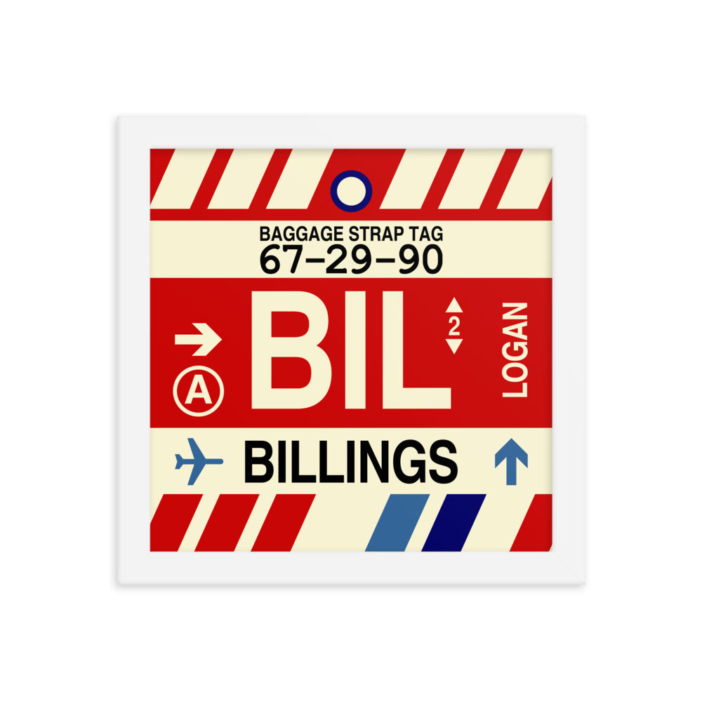 Travel-Themed Framed Print • BIL Billings Souvenir • YHM Designs - Image 11
