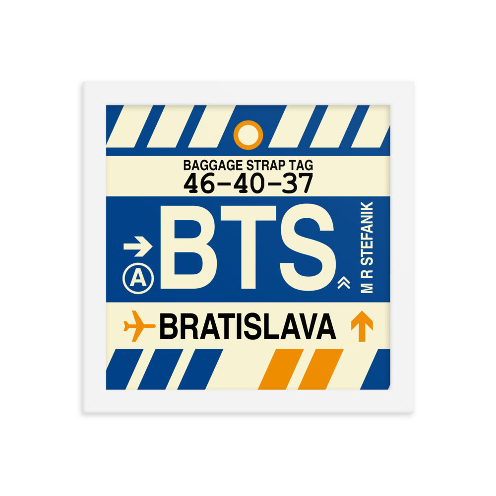 Travel-Themed Framed Print • BTS Bratislava Souvenir • YHM Designs - Image 11