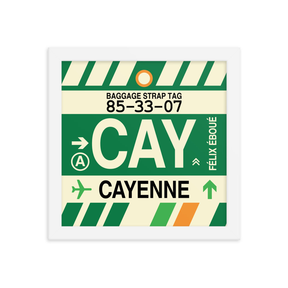 Travel-Themed Framed Print • CAY Cayenne Souvenir • YHM Designs - Image 11