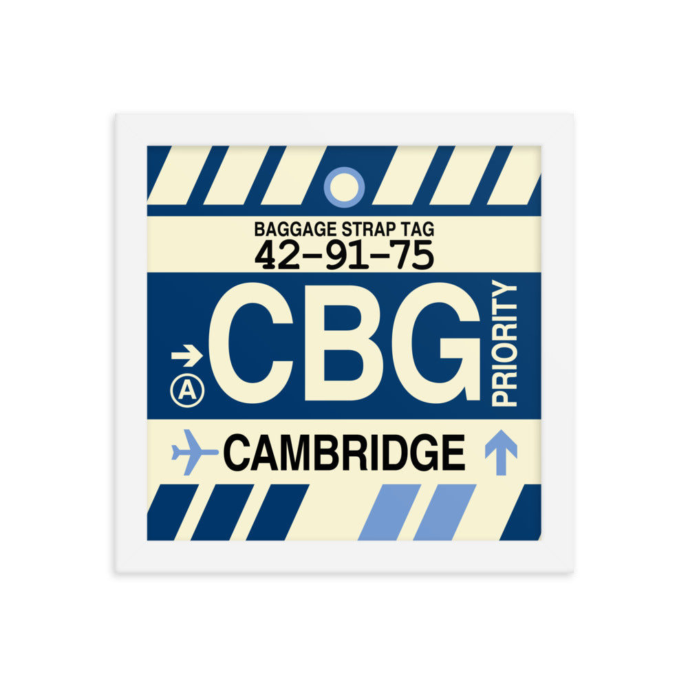 Travel-Themed Framed Print • CBG Cambridge Souvenir • YHM Designs - Image 11