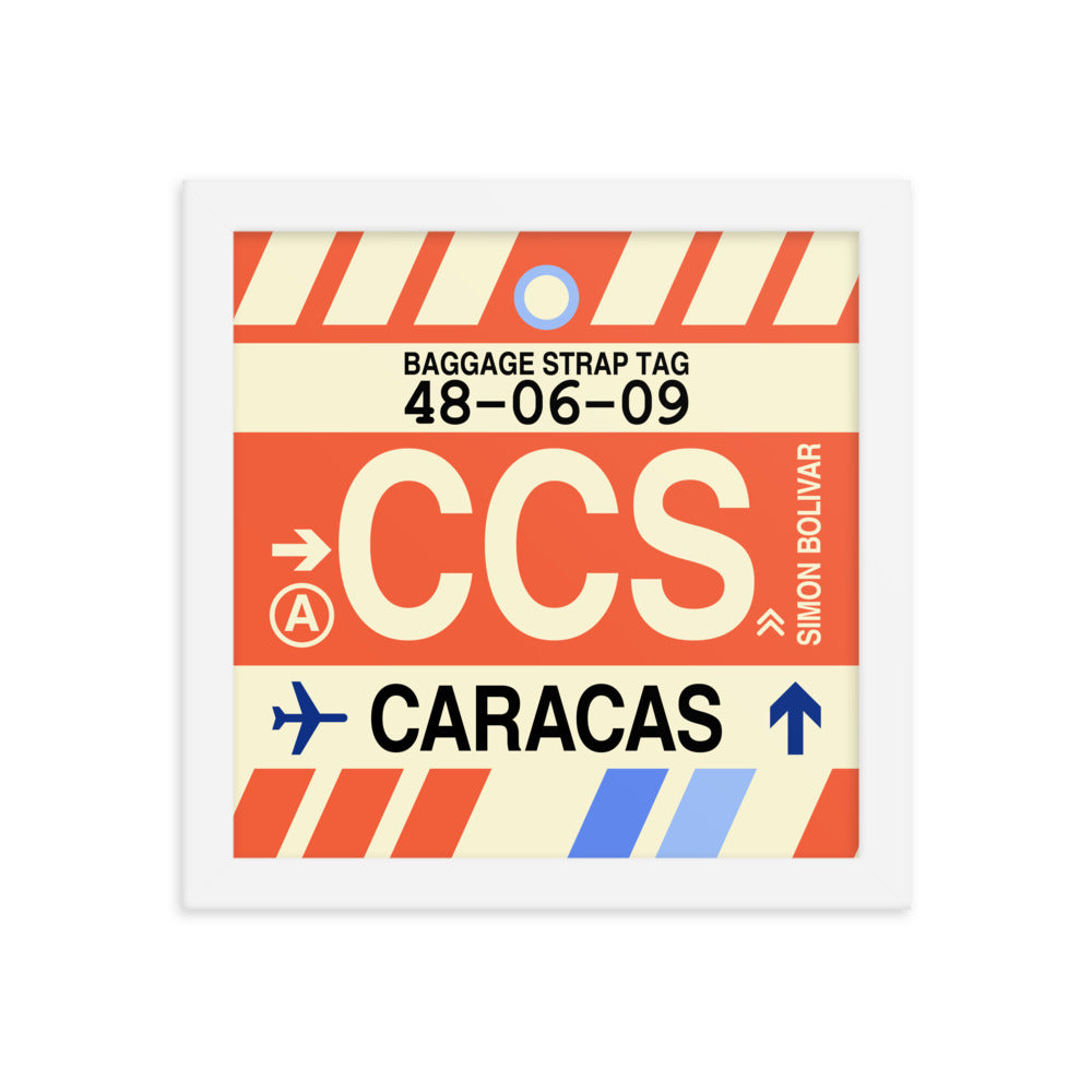 Travel-Themed Framed Print • CCS Caracas Souvenir • YHM Designs - Image 11