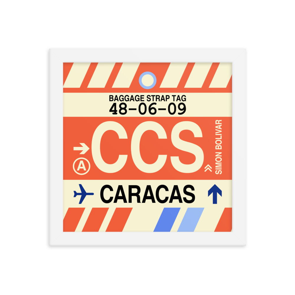 Travel-Themed Framed Print • CCS Caracas • YHM Designs - Image 11