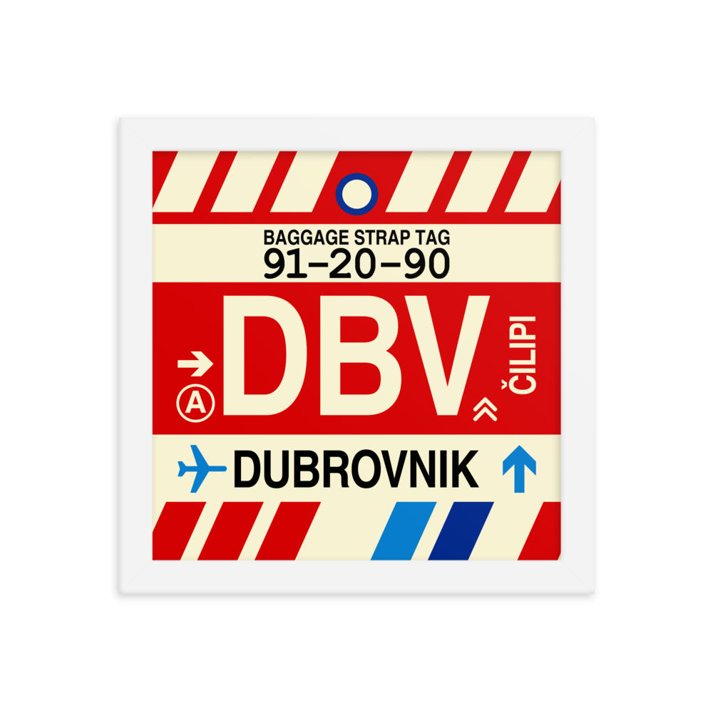 Travel-Themed Framed Print • DBV Dubrovnik Souvenir • YHM Designs - Image 11