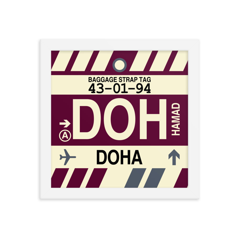 Travel-Themed Framed Print • DOH Doha • YHM Designs - Image 11