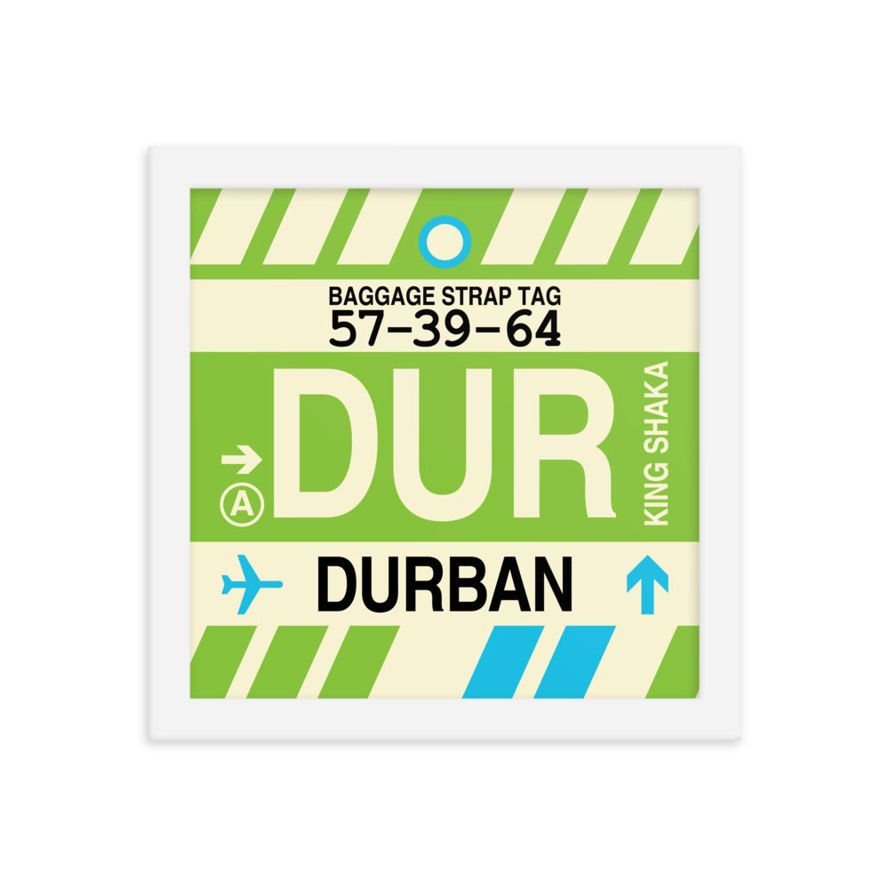 Travel-Themed Framed Print • DUR Durban • YHM Designs - Image 11