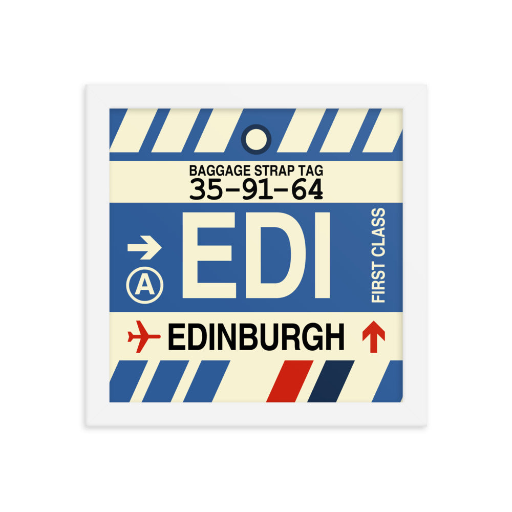 Travel-Themed Framed Print • EDI Edinburgh Souvenir • YHM Designs - Image 11