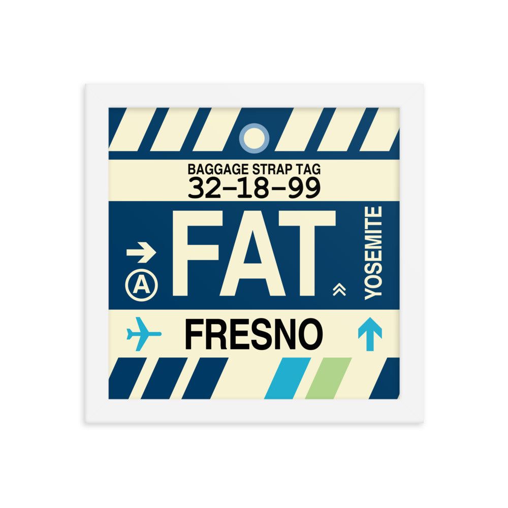 Travel-Themed Framed Print • FAT Fresno Souvenir • YHM Designs - Image 11
