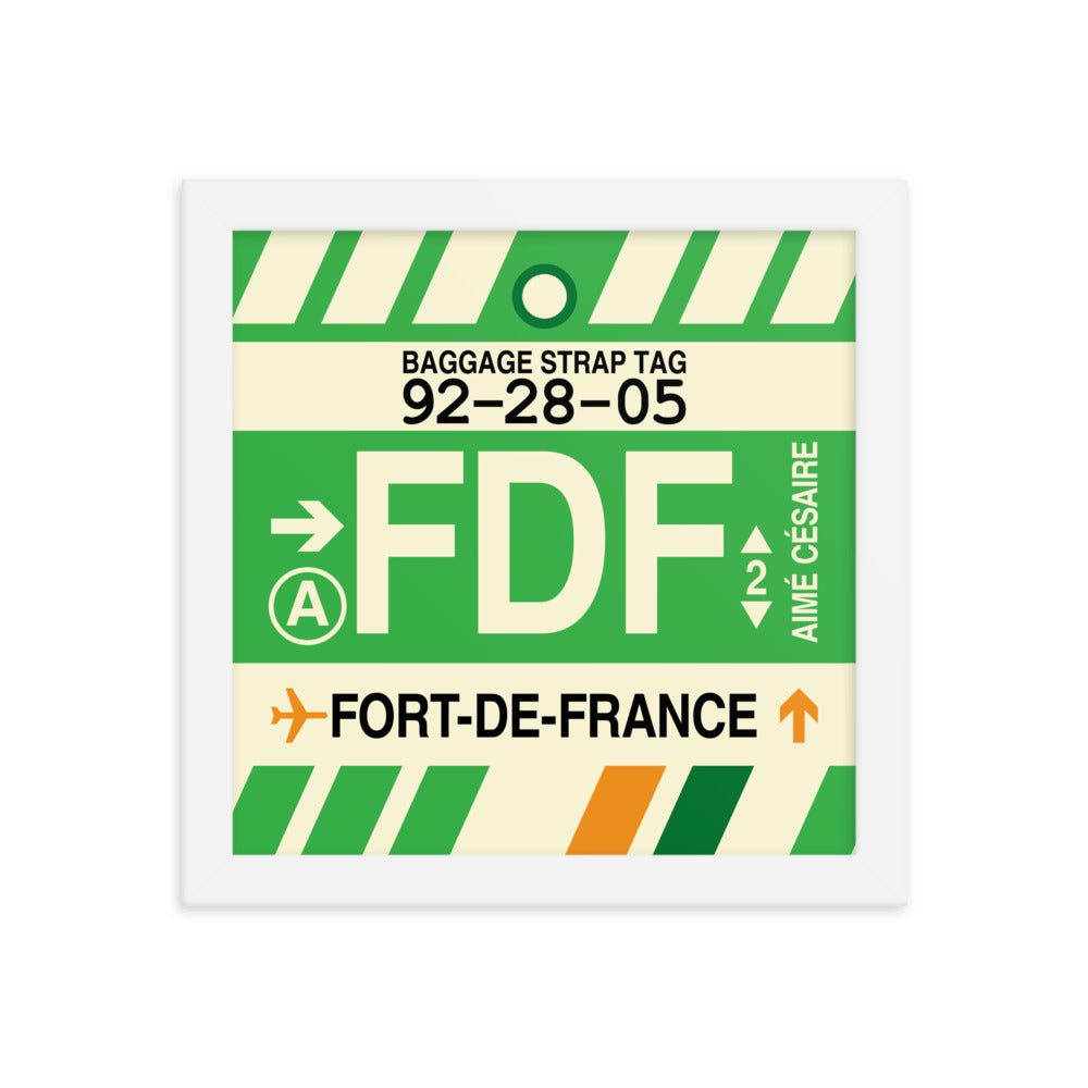 Travel-Themed Framed Print • FDF Fort-de-France Souvenir • YHM Designs - Image 11