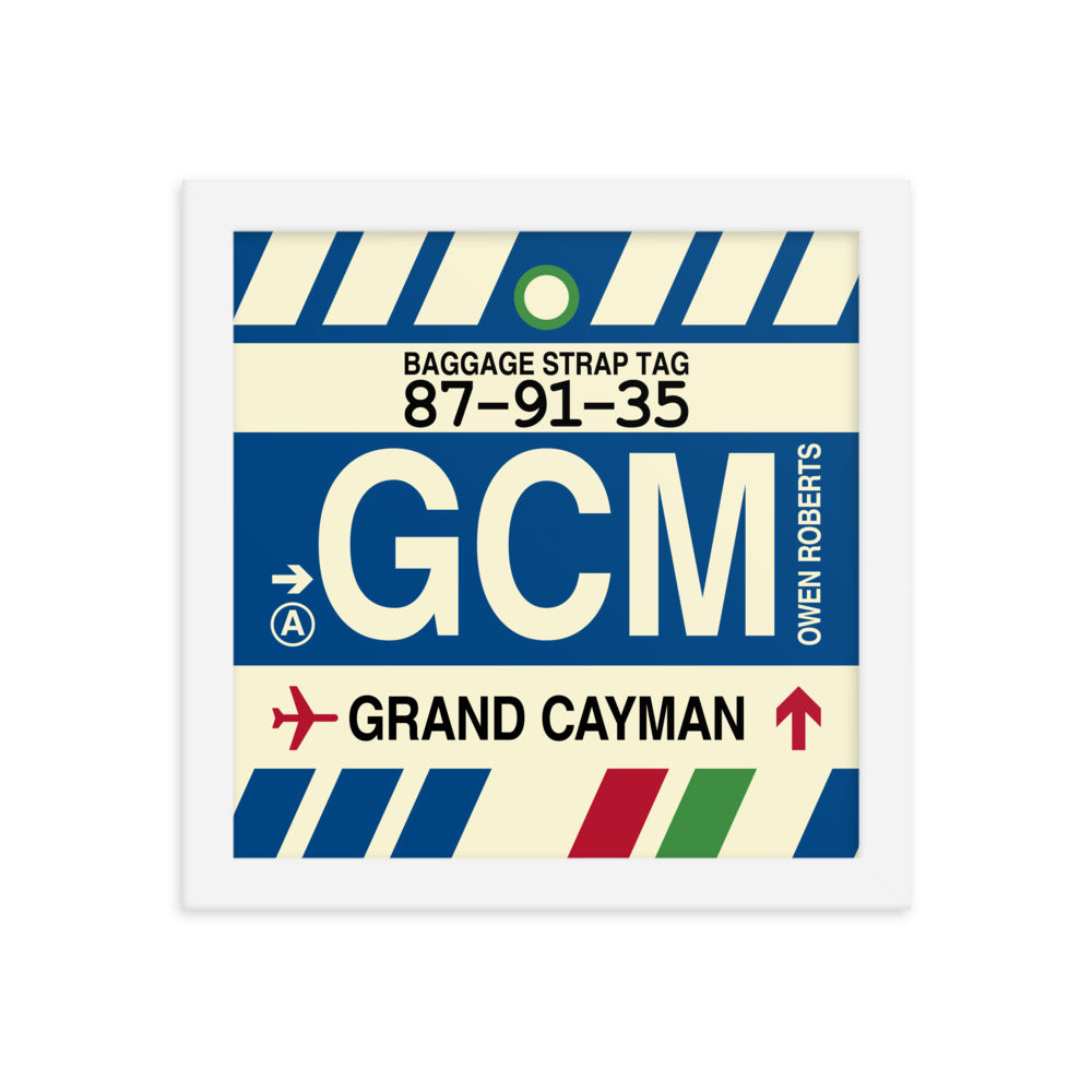 Travel-Themed Framed Print • GCM Grand Cayman Souvenir • YHM Designs - Image 11