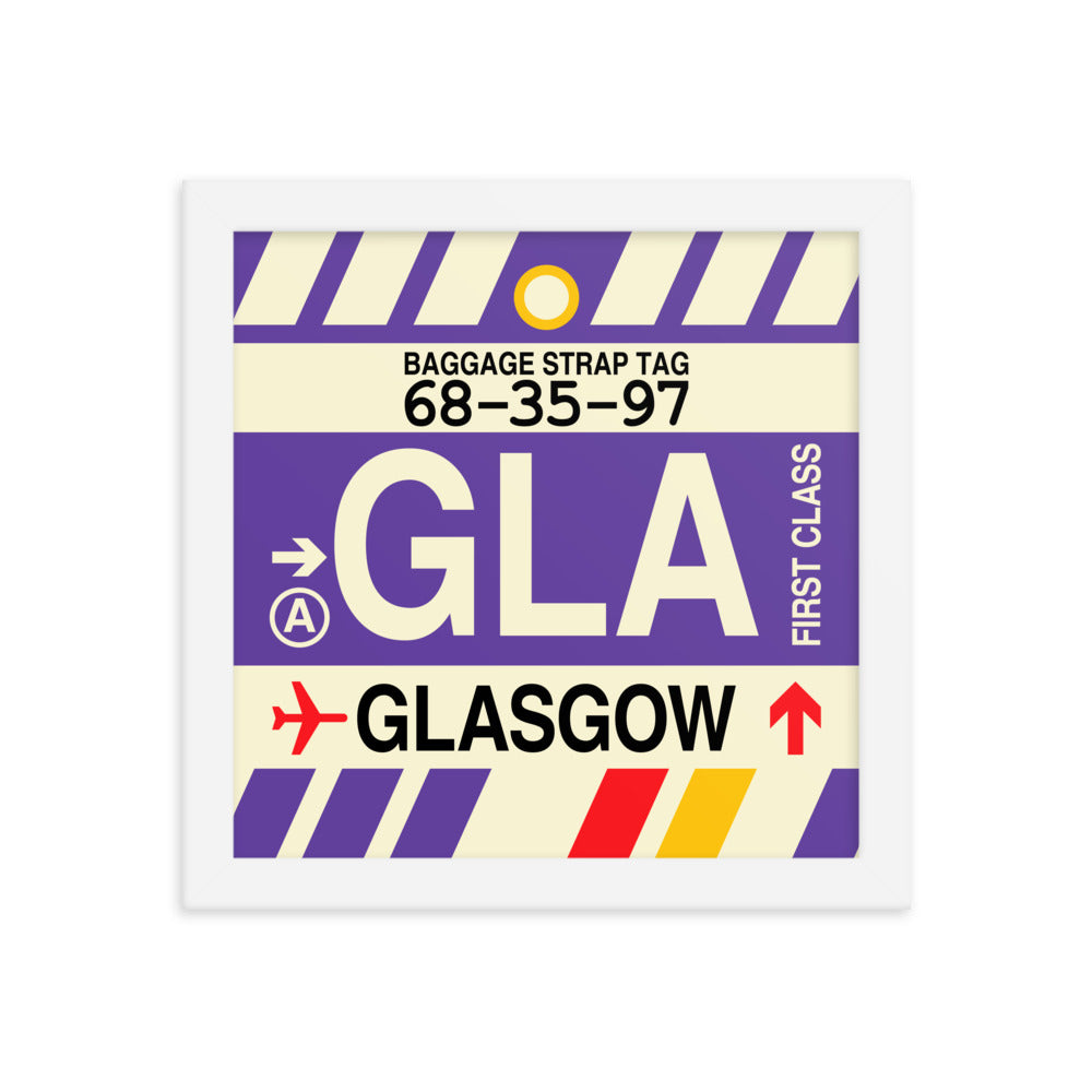 Travel-Themed Framed Print • GLA Glasgow • YHM Designs - Image 11