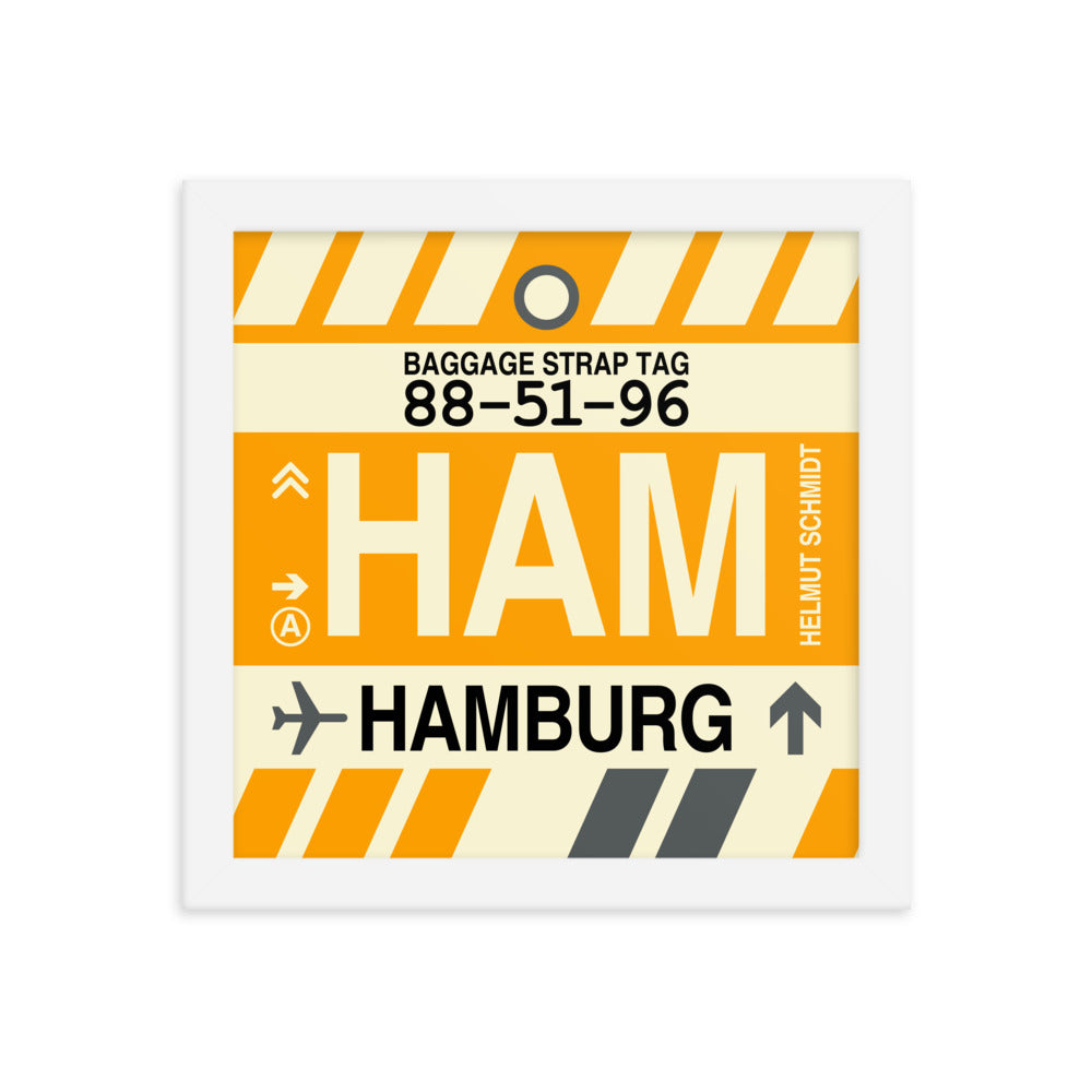 Travel-Themed Framed Print • HAM Hamburg Souvenir • YHM Designs - Image 11