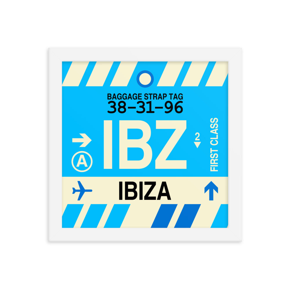 Travel-Themed Framed Print • IBZ Ibiza Souvenir • YHM Designs - Image 11
